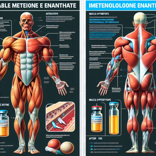 Effects of injectable metenolone enanthate on muscle hypertrophy