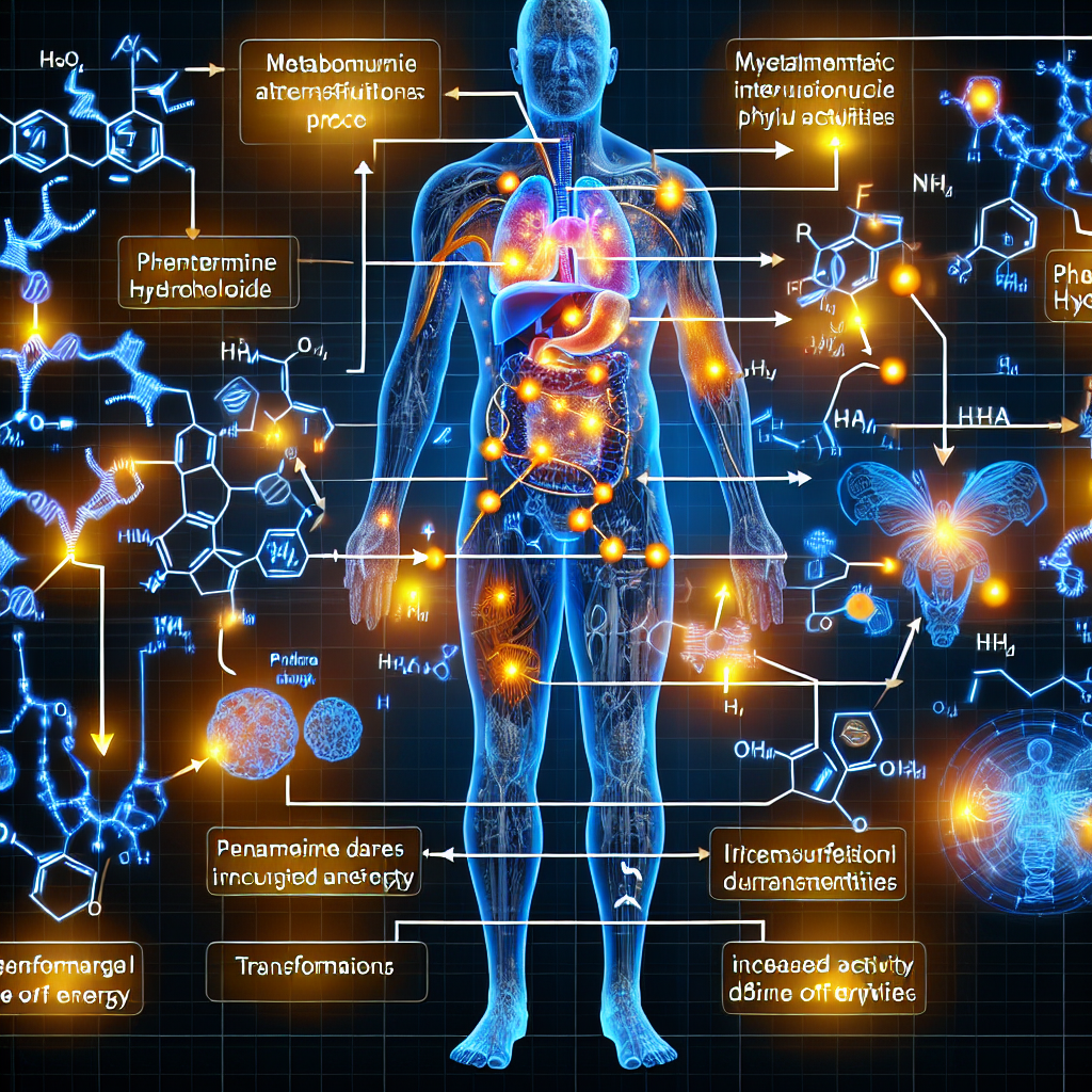 Phentermine hydrochloride's influence on metabolism during physical activity