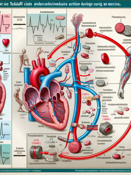 Tadalafil citrate and cardiovascular action during exercise
