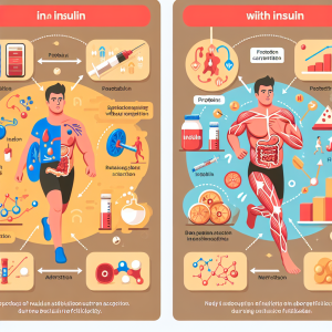 Effects of insulin on nutrient absorption in athletes' bodies