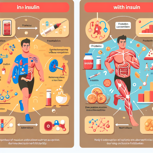 Effects of insulin on nutrient absorption in athletes' bodies