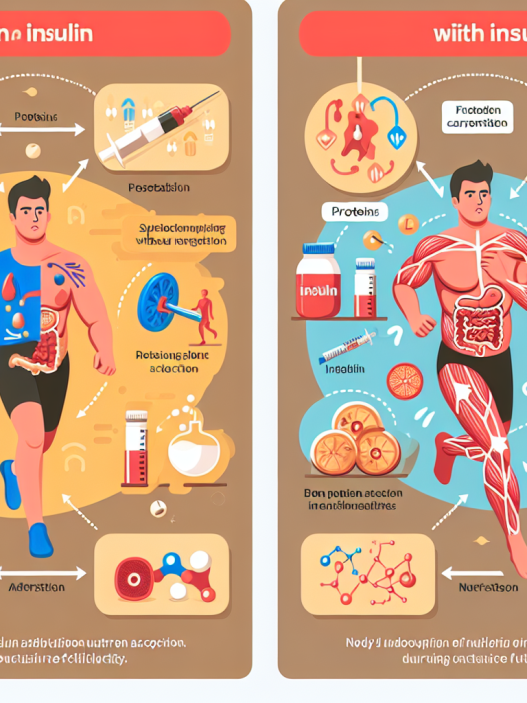 Effects of insulin on nutrient absorption in athletes' bodies