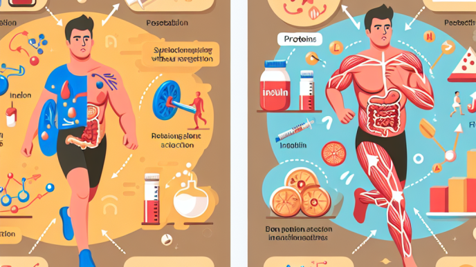 Effects of insulin on nutrient absorption in athletes' bodies