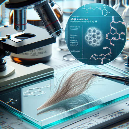 Hair follicle testing for methyltestosterone