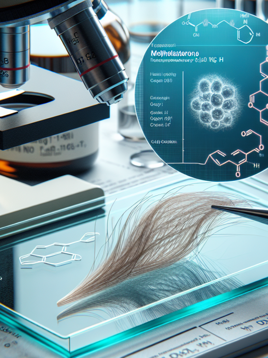 Hair follicle testing for methyltestosterone