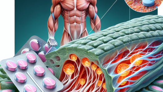 Muscle fiber hypertrophy with methandienone compresse