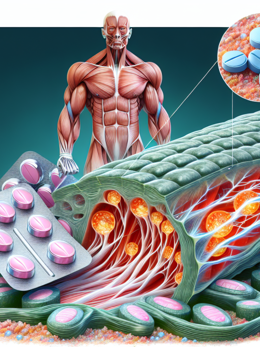 Muscle fiber hypertrophy with methandienone compresse