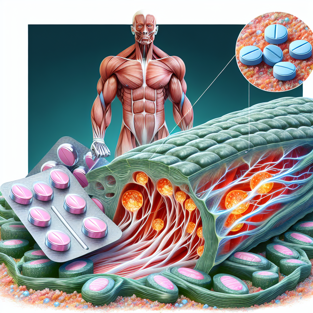 Muscle fiber hypertrophy with methandienone compresse