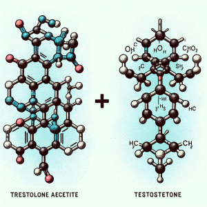 Combining trestolone acetato with testosterone
