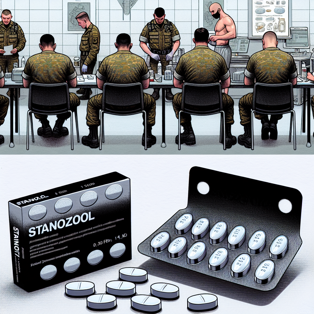 Military drug testing and stanozololo compresse