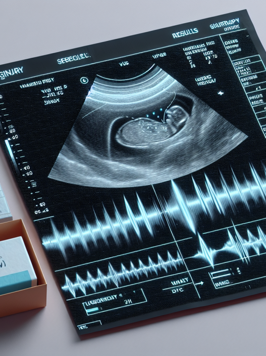 Ultrasound monitoring during trestolone therapy